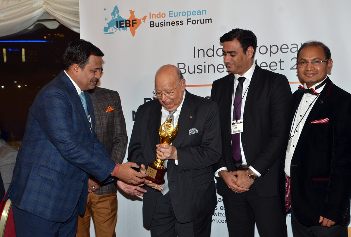 Mr Vaibhav Dange awarded the IEBF Excellence Award 2019