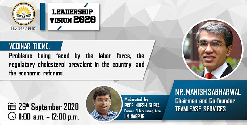 Leadership Vision 2020: Mr Manish Sabharwal (Teamlease Services)