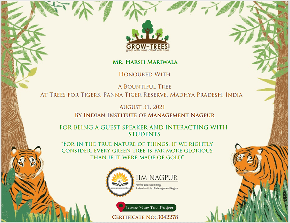 Either you win or you learn, period!” – Mr. Harsh Mariwala Founder and Chairman of Marico Private Limited