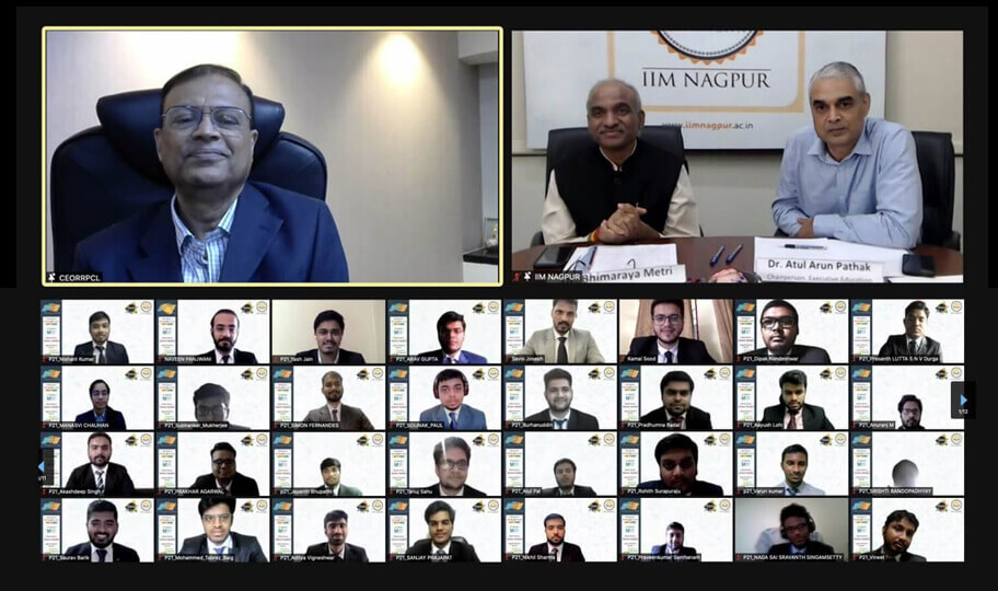 Senior business leaders interacted with students of IIM Nagpur at Illume 6.0