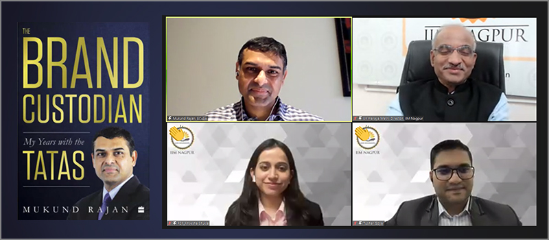 Insightful interaction with Dr Mukund Rajan, Author, ‘The Brand Custodian’